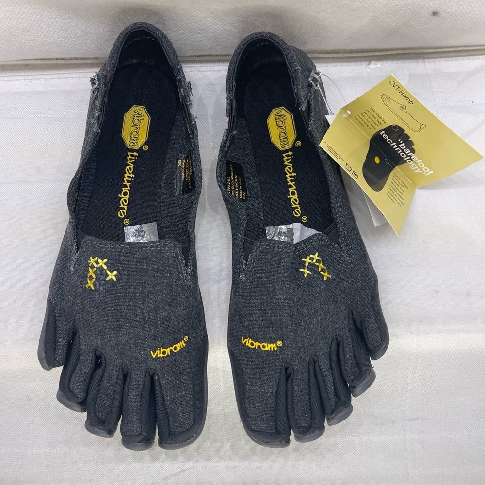 Vibram Fivefingers CVT Hemp Toes Shoes (Black) Women’s Size 36 EUR 6.5-7 US